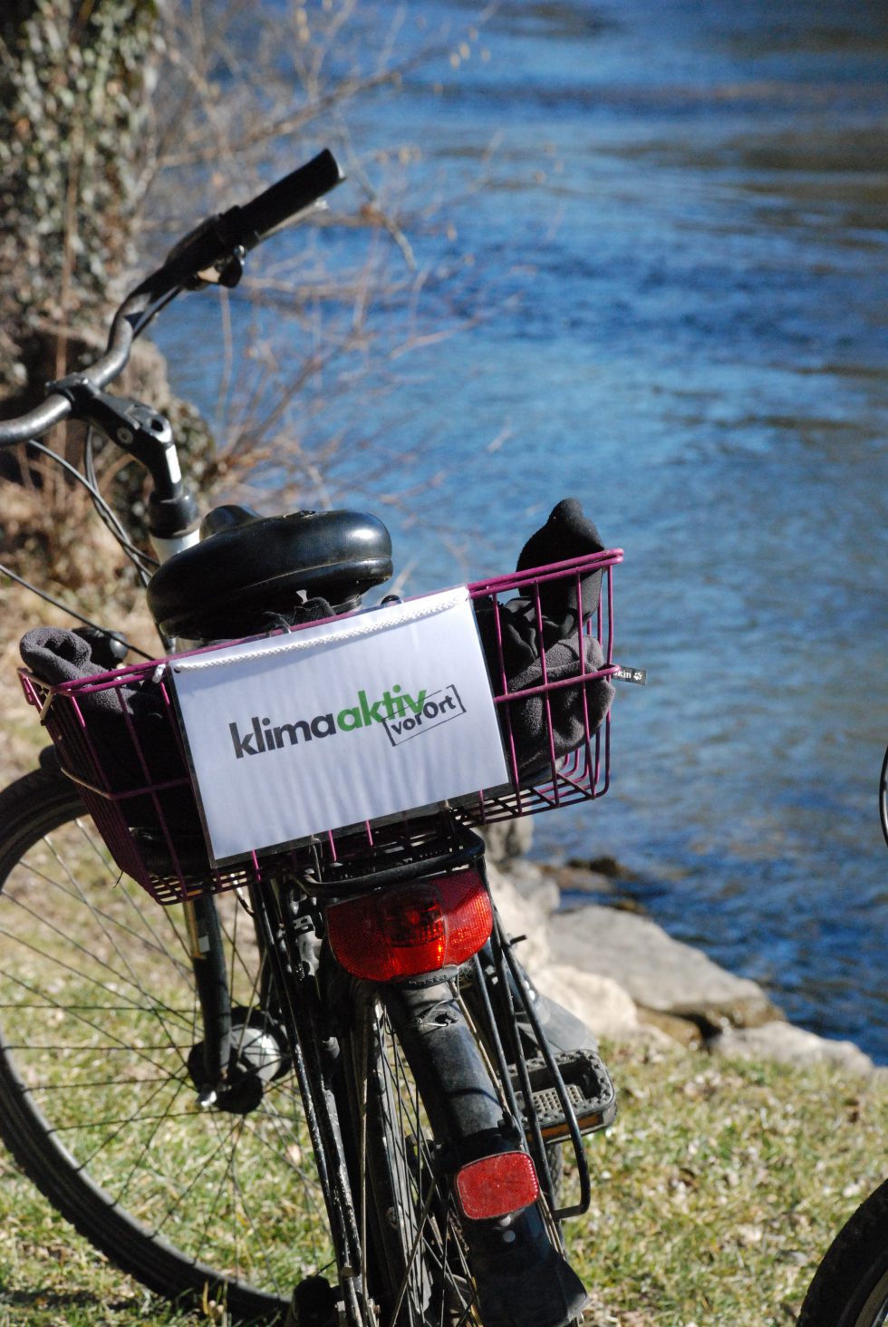 Zu Fuß oder mit dem Fahrrad zum Einkaufen KlimaaktivvorOrt